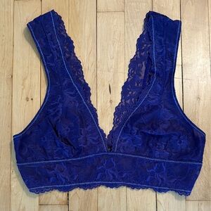Free People Purple Lace Bralette